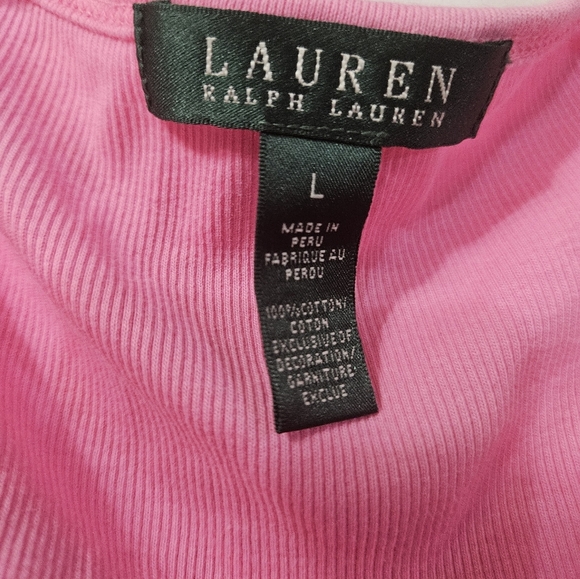 Lauren Ralph Lauren Pink Tank Top! - Picture 3 of 5